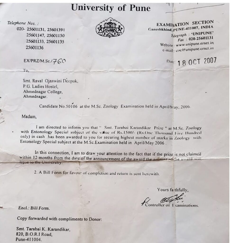 Gold medal_University of Pune